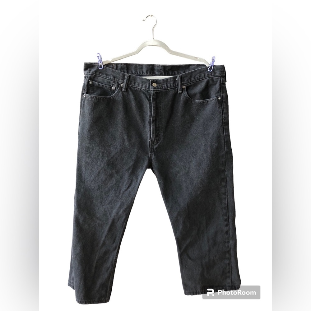 Crop Wide Leg Levi’s Black Jeans